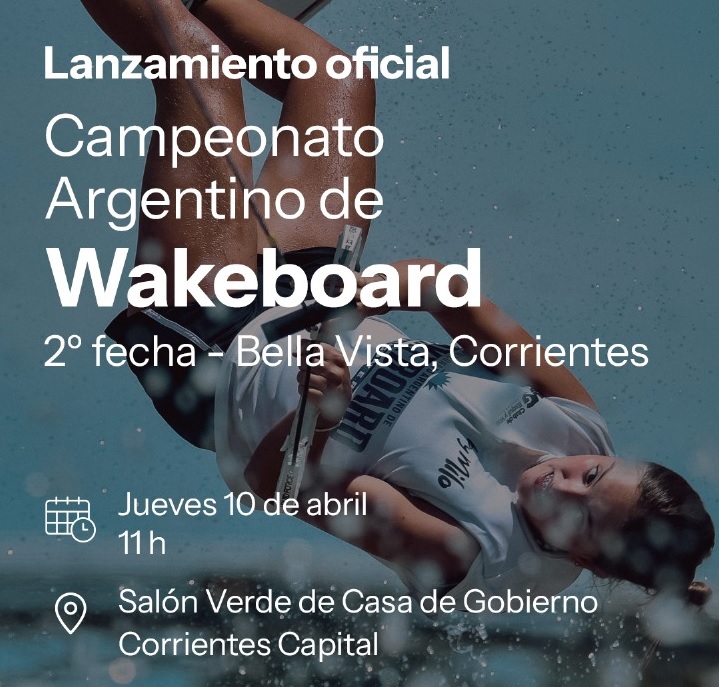 Lanzamiento del Campeonato Argentino de Wakeboard