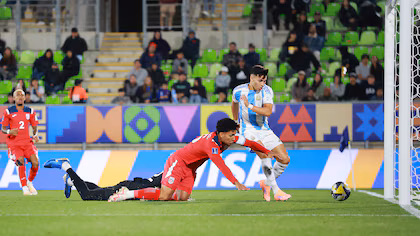 Mundial Sub 20 de Chile: con diez hombres, Argentina le ganó a Cuba