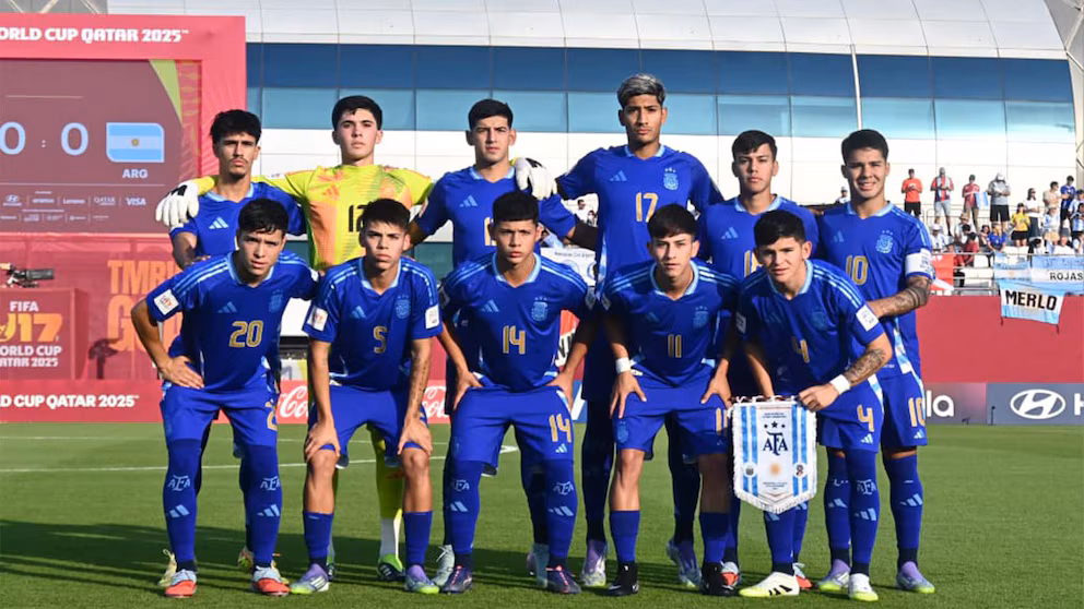 Argentina goleó 7-0 a Fiyi en el Mundial Sub 17