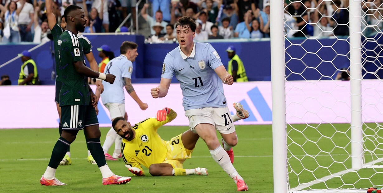 Con garra y corazón, Uruguay rescató un empate ante Arabia Saudita