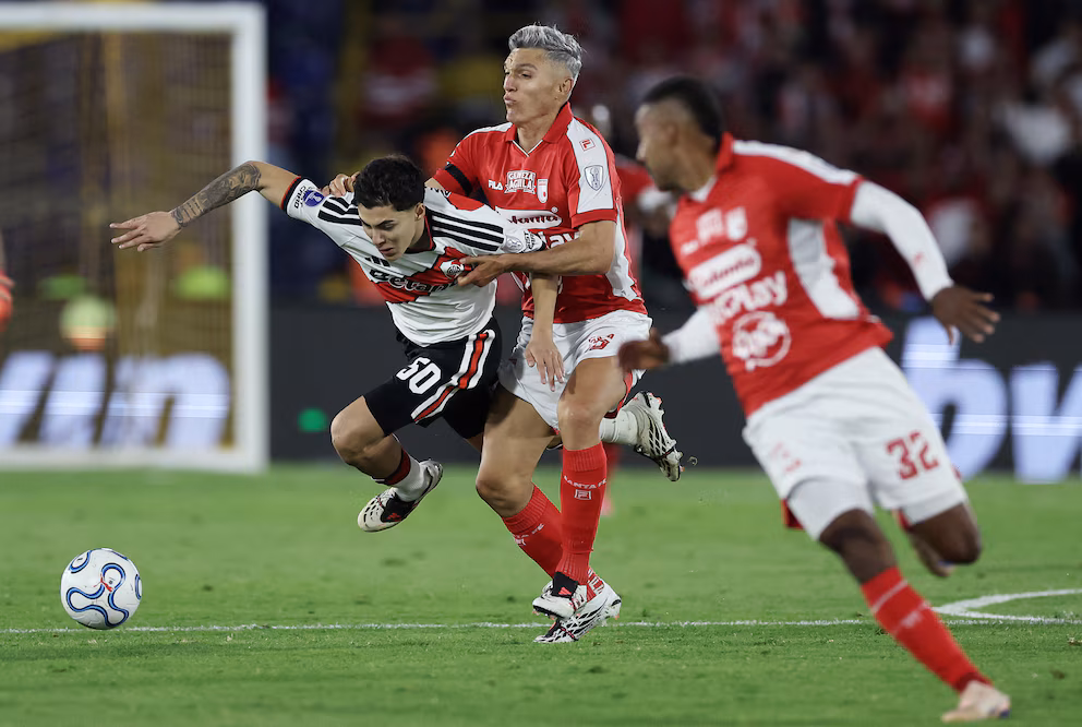 River resistió en Bogotá y empató 0-0 ante Independiente Santa Fe por la Copa Sudamericana